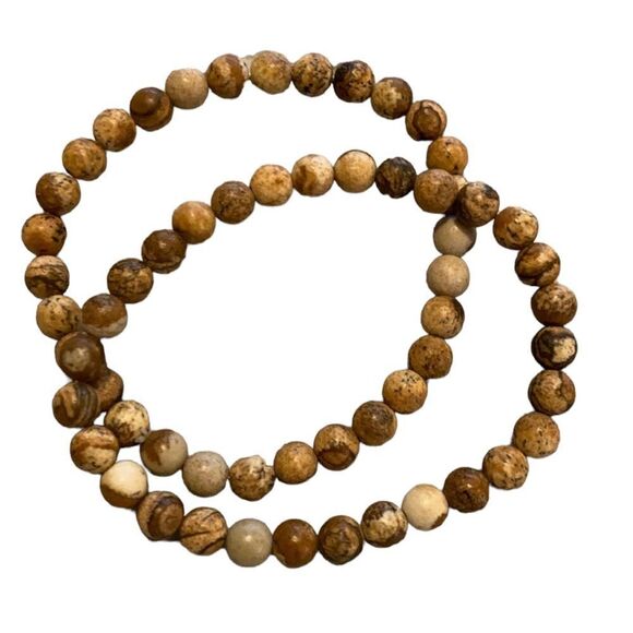 Multi Natural Matte Stone Bracelets - Picture 2 of 7